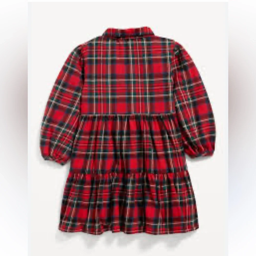 Old Navy Toddlers Red Plaid Dress